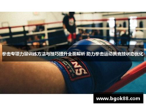 拳击专项力量训练方法与技巧提升全面解析 助力拳击运动员竞技状态优化